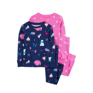Carter’s 4 Piece Cotton Blend Pajamas - 2T