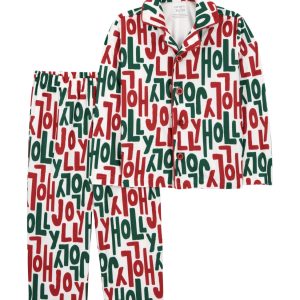 Carter’s Toddler 2-Piece Holly Jolly Coat Style Pajamas (size 2T)