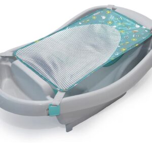 Ingenuity Comfy Clean Deluxe Newborn to Toddler Baby Bathtub, 3-in-1 for 0-24 Months, Gray