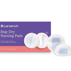 Lansinoh Stay-Dry Leak-Proof Nursing Pads, 100 ct.