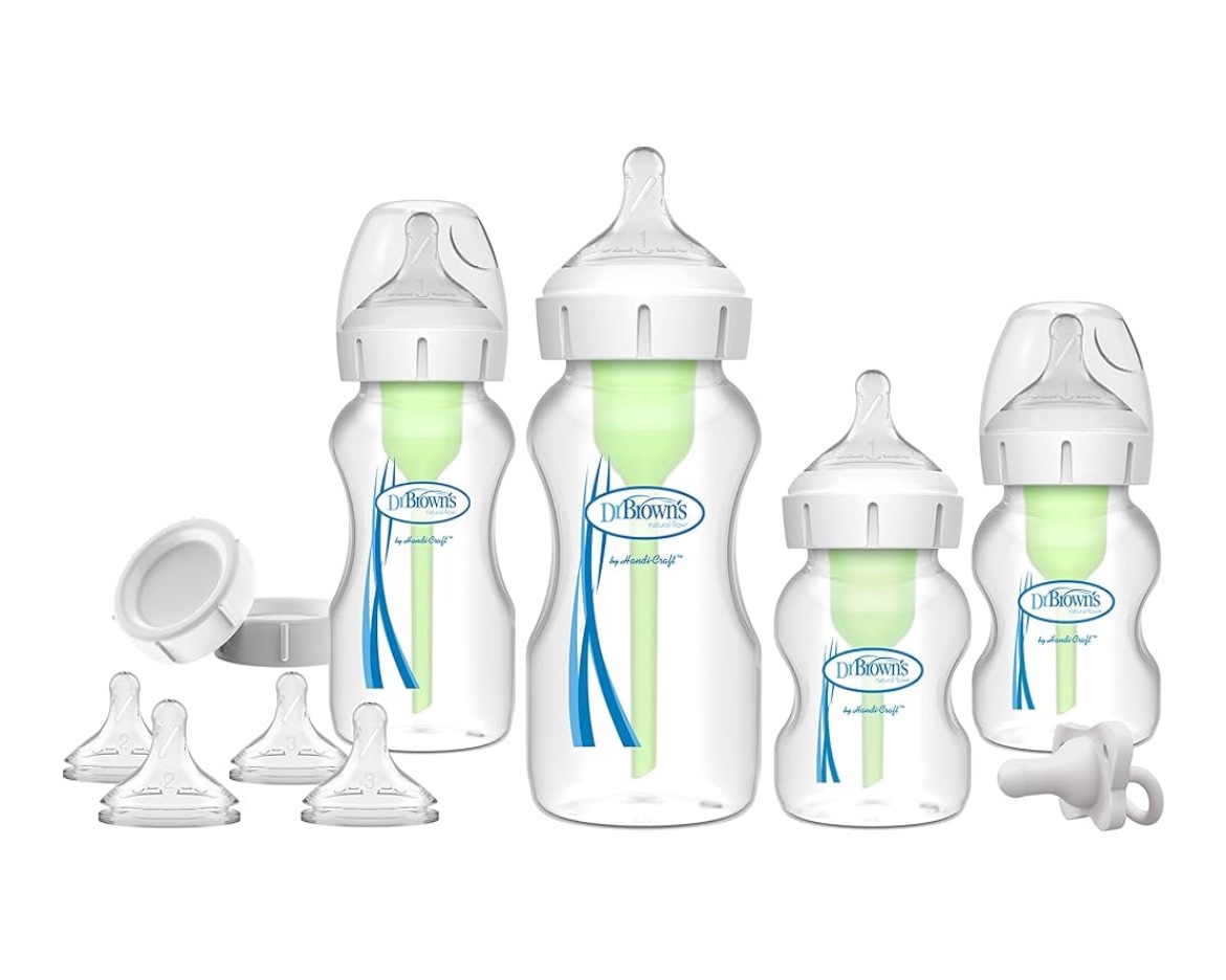 Dr. Brown's Natural Flow® Anti-Colic Options+™ Wide-Neck Bottle Essentials Gift Set