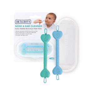 Dr. Talbot’s Baby Safe Nose and Ear Cleaner Set with Hygienic Travel Case - Boy