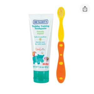 Dr Talbot’s Toddler Toothbrush and Toothpaste Set