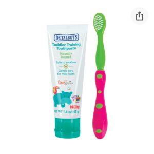 Dr Talbot’s Toddler Toothbrush and Toothpaste Set