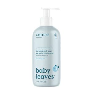 ATTITUDE baby leaves 2in1 Shampoo & Body Wash - Almond Milk