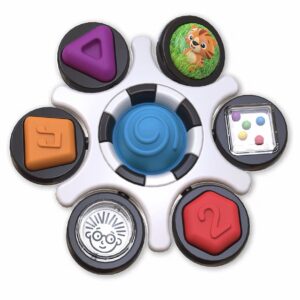 Baby Einstein Curiosity Clutch Fidget Sensory Toy and Pop It Rattle