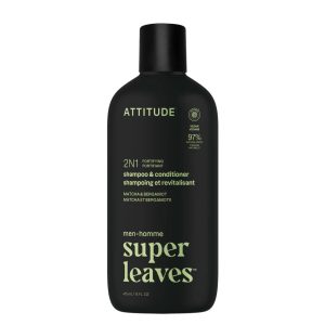 ATTITUDE 2-in-1 Men Shampoo & Conditioner - Fortifying- Matcha & Bergamot