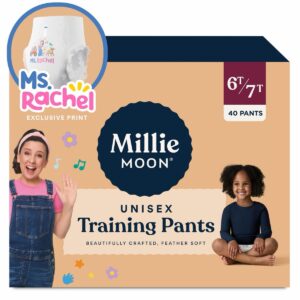 Millie Moon Ms Rachel Disposable Training Pants Size 6T-7T - 40 Count