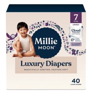 Millie Moon Luxury Disposable Diapers-Size 7 (40 count)