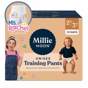 Millie Moon Ms Rachel Disposable Training Pants Size 2T-3T -66 Count