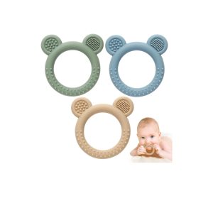 Eascrozn Baby Teething Toy- Blue