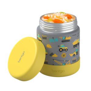 Bentgo Kids Stainless Steel Food Jar | Construction Trucks
