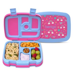 Bentgo Kids Prints Lunch Box | Rainbows & Butterflies
