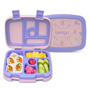 Bentgo Kids Prints Lunch Box | Carousel Unicorns