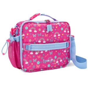 Bentgo Kids Prints Lunch Bag | Rainbows & Butterflies