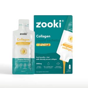Zooki Collagen Liquid Sachets 5,000mg- Box of 30(Tropical Flavour)