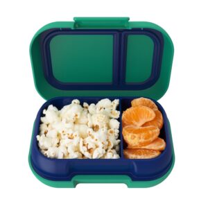 Bentgo Kids Snack Container | Green/Navy