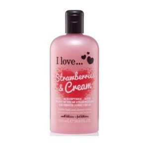 I LOVE STRAWBERRY & CREAM BATH SHOWER CREAM 500ML