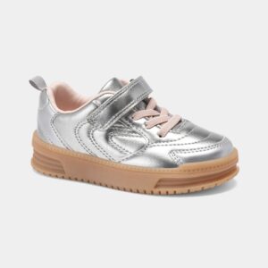 Carter’s Toddler Girl Athletic Sneakers - Silver/Brown