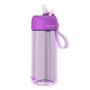 Bentgo Kids Plastic Water Bottle | Purple