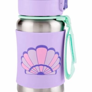 Skip Hop Spark Style Stainless Steel Straw Bottle - Seashell