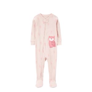 Carter’s Toddler 1-Piece Owl Print 100% Snug Fit Cotton Footie-2T