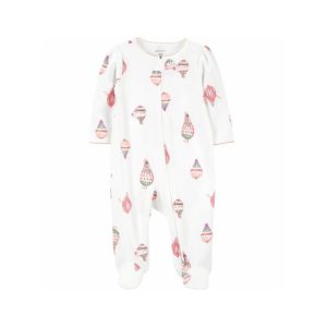 Carter's Hot Air Balloon 2-Way Zip Sleep & Play - Baby Girl, 0-3m