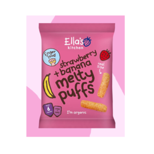 Ella’s Kitchen strawberry + banana melty puffs