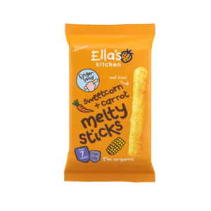 Ella’s Kitchen sweetcorn + carrot melty sticks