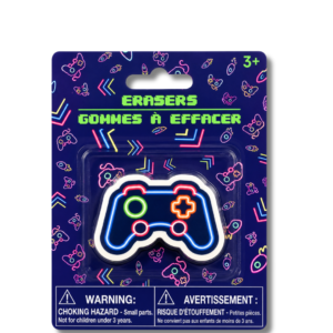 Colorful Printed Design School Erasers-Game Controller