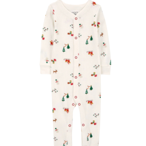 Carter’s Baby 2-Piece Christmas Print Thermal footless Pajamas-24M